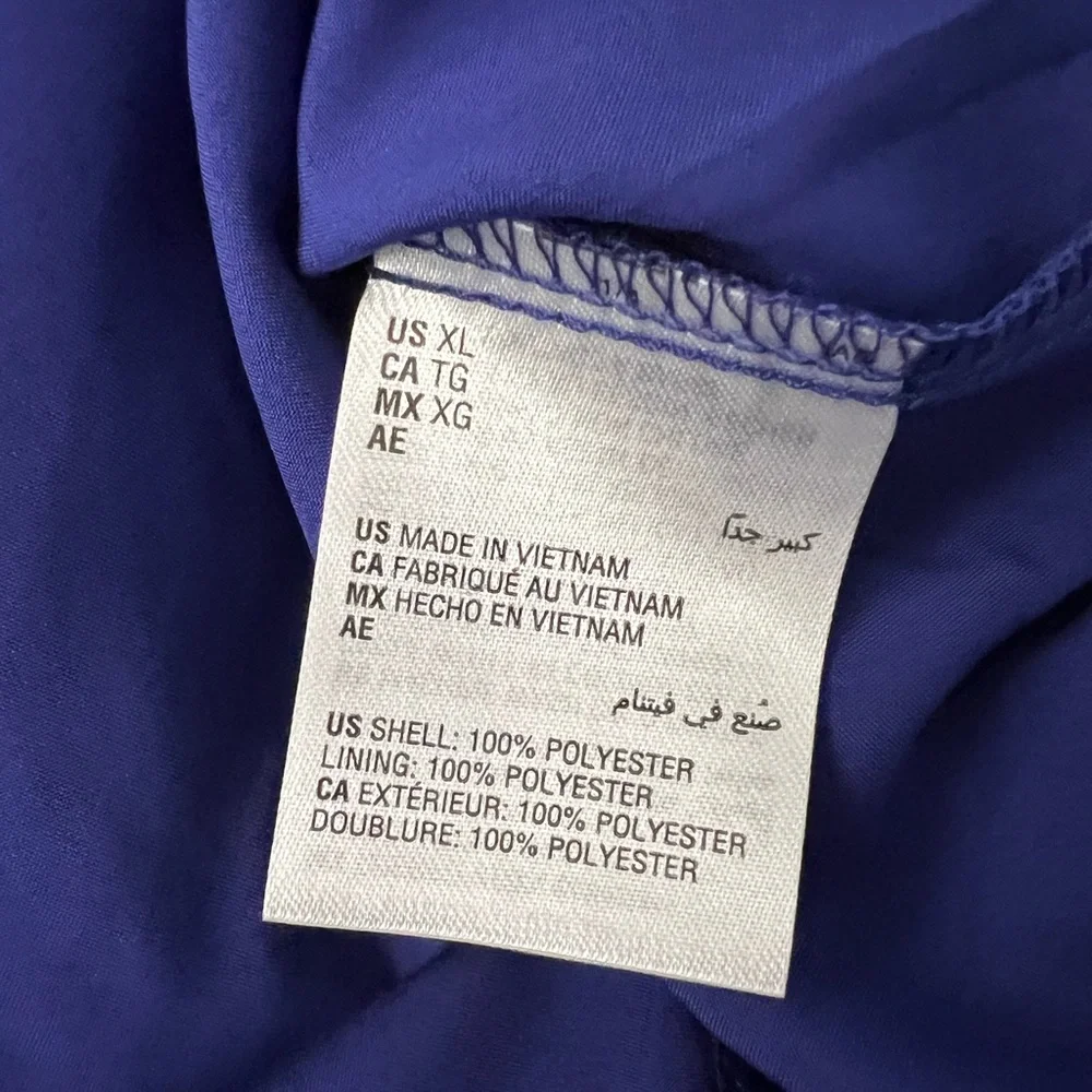 INC International Concepts Women's Deep Iris Blouse Sz XL - Picture 5 of 7